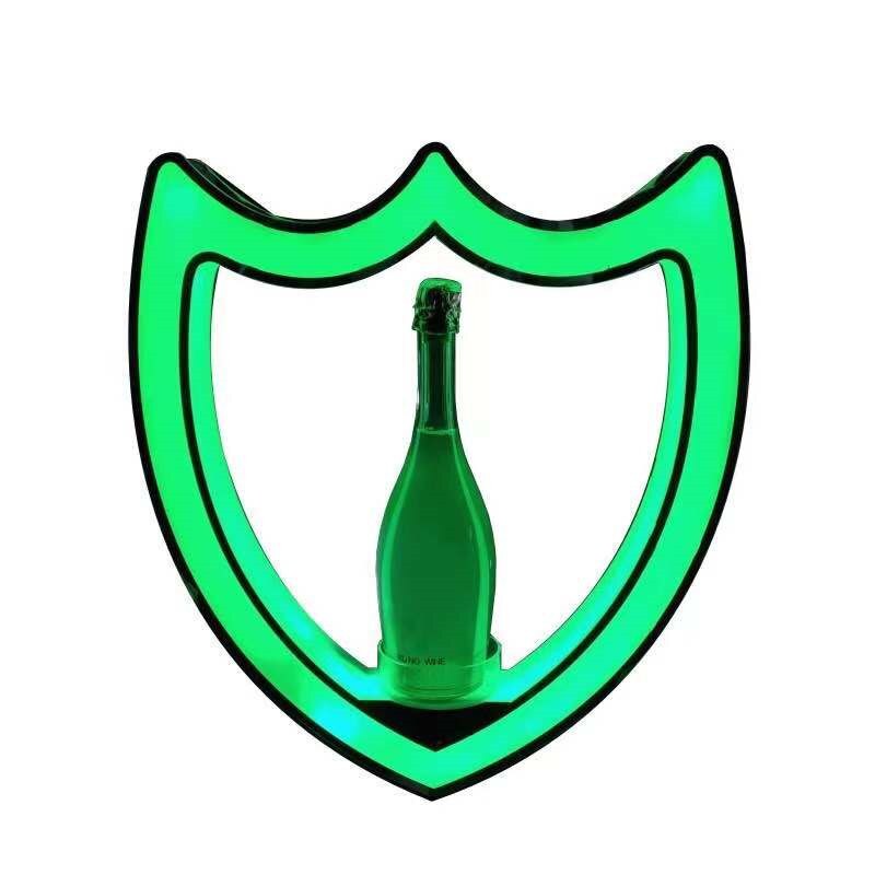 DOMPERIGNON-botella de champan LED recargable, presentadorCD